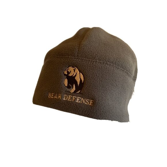 Brown Bear Defense Skull Cap Ski Hat One Size - Picture 1 of 5